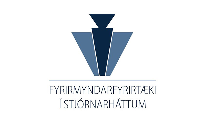 Fyrirmyndarfyrirtæki í stjórnarháttum - merki - mynd